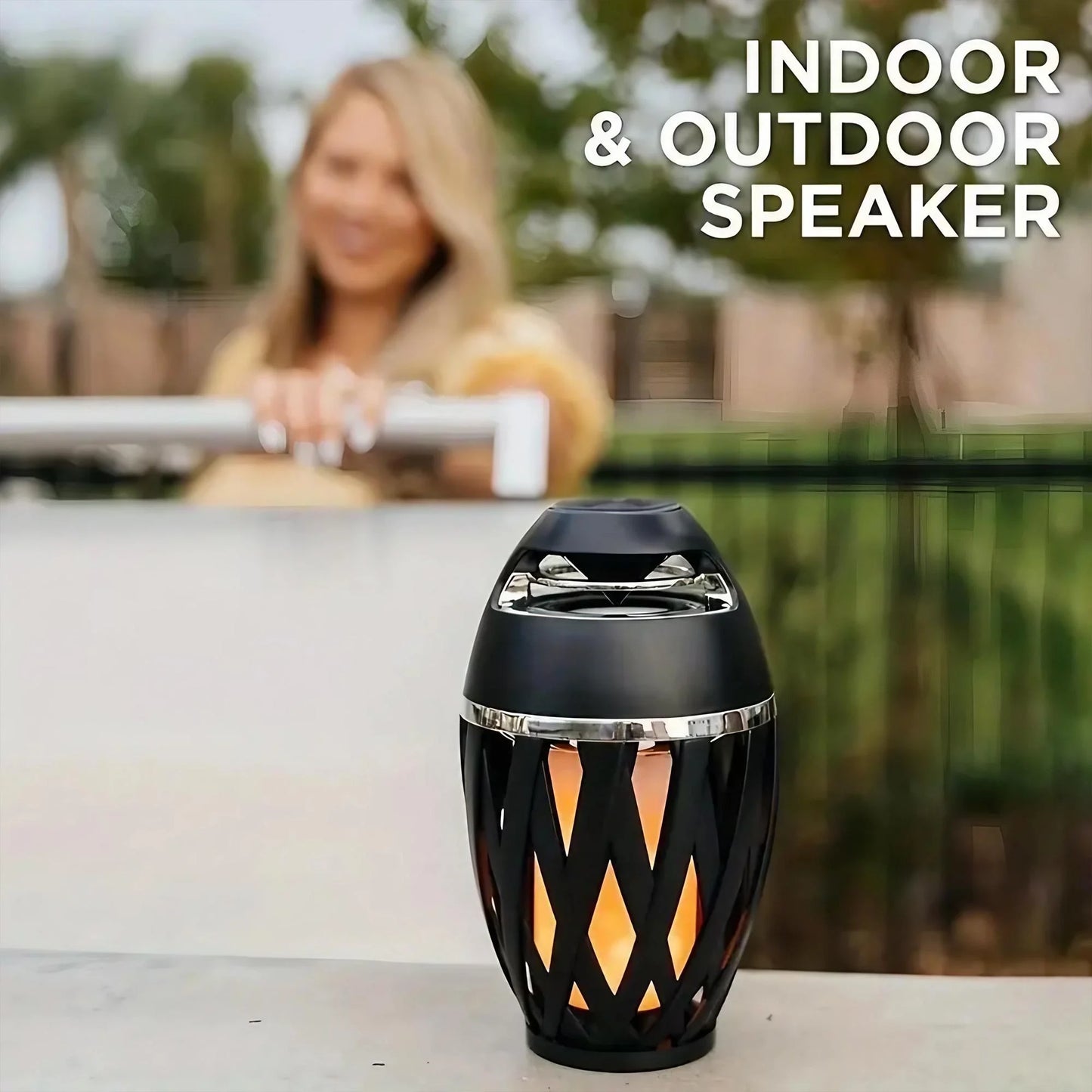 LED Flame Speaker